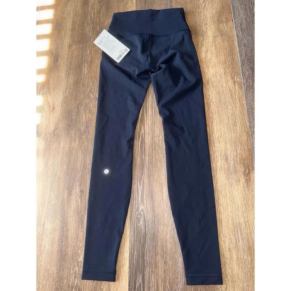 Lululemon Wunder Train High Rise 28” True Navy Size 4 NWT